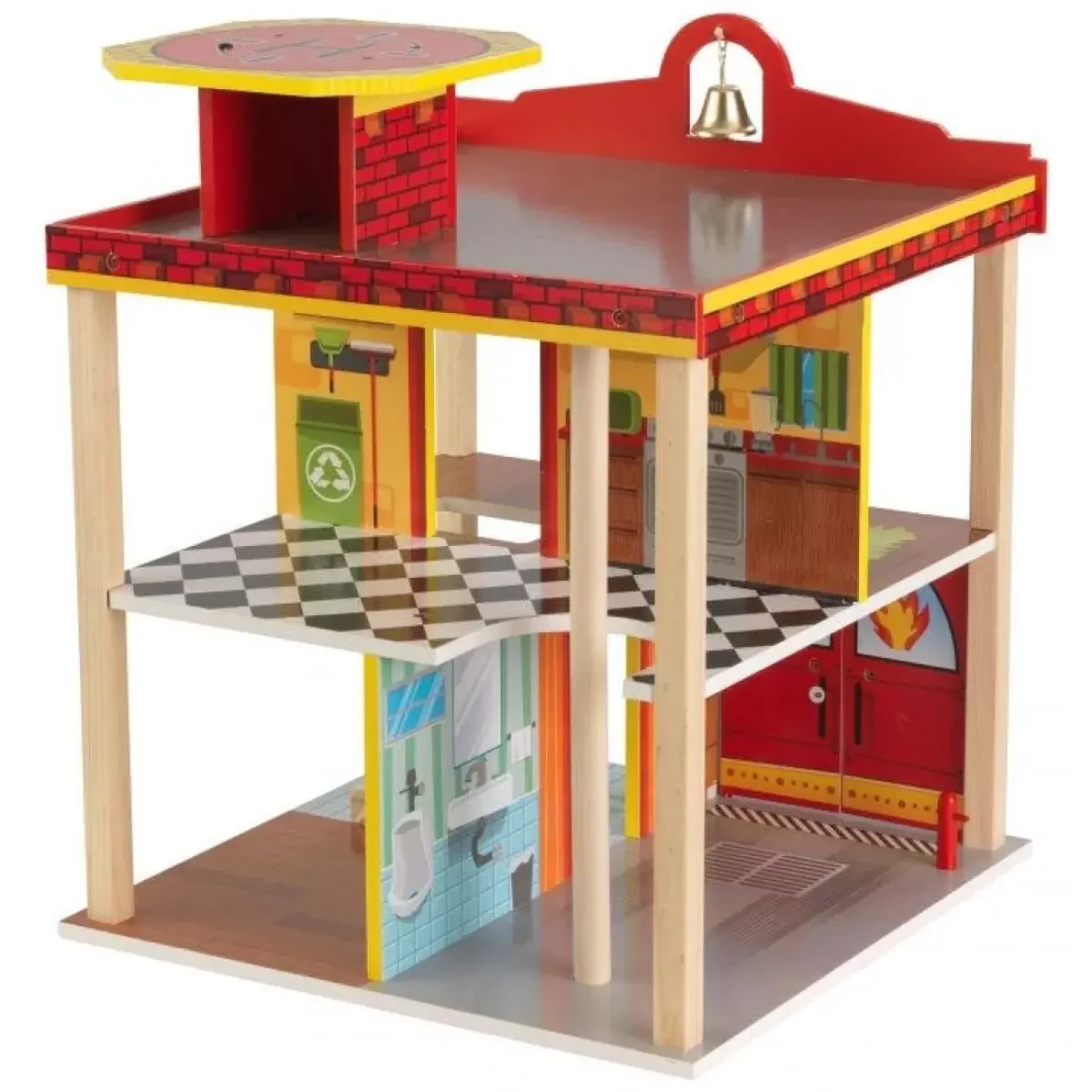 Play Sets^KidKraft Fire Station Set