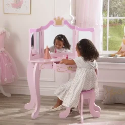 Bedroom^KidKraft Princess Vanity & Stool