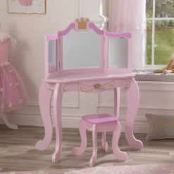 Bedroom^KidKraft Princess Vanity & Stool