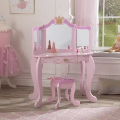 Bedroom^KidKraft Princess Vanity & Stool