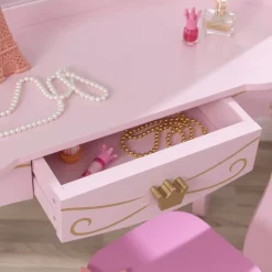 Bedroom^KidKraft Princess Vanity & Stool