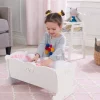 Doll Furniture^KidKraft Tiffany Bow Doll Cradle